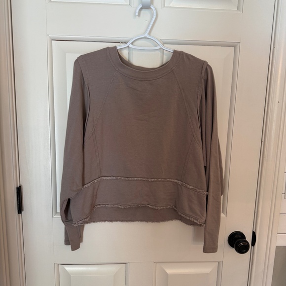 FP Movement by Free People Where The Wind Blows Sweatshirt Cashmere 45742 - Picture 4 of 12